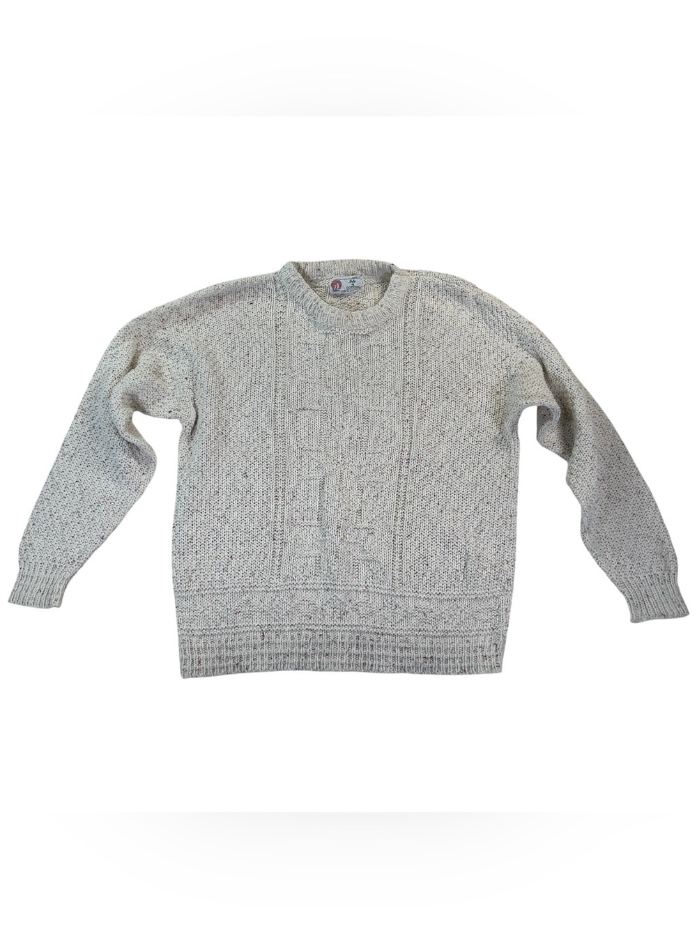 Vintage Isle of Cotton oversized sweater Small Grandpacore Americana Heritage